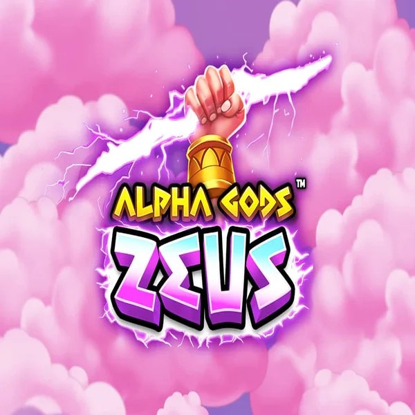 Alpha Gods Zeus slot logo by PearFiction Studios at Betalice Casino