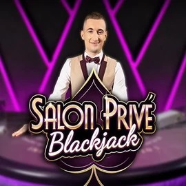 Blackjack Salon Privé slot logo by Ezugi at Betalice Casino