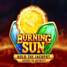 Burning Sun online game logo by Wazdan on betalicecasinoo.com
