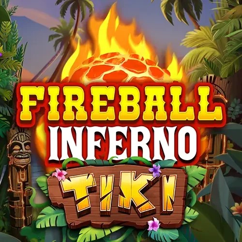 Fireball Inferno Tiki slot visual from NetEnt available on betalicecasinoo.com
