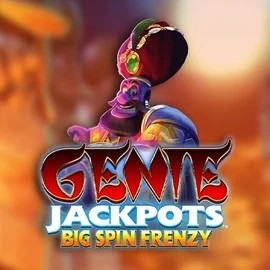 Genie Jackpots: Big Spin Frenzy online game logo by Blueprint Gaming on betalicecasinoo.com