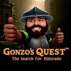Gonzo's Quest online game logo by NetEnt on betalicecasinoo.com