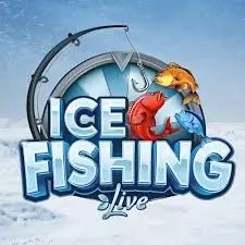 Ice Fishing Live slot logo by Evolution at Betalice Casino