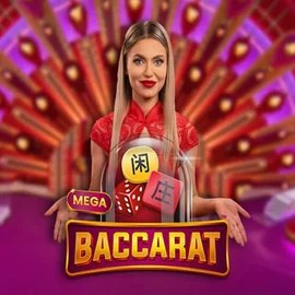 Official Live Casino logo: Mega Baccarat by Pragmatic Play at Betalice Casino