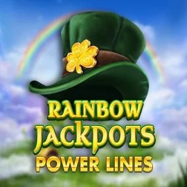 Rainbow Jackpots Power Lines by Red Tiger Gaming, showcased at betalicecasinoo.com – game logo