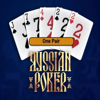 Russian Poker online game logo by OneTouch Games on betalicecasinoo.com