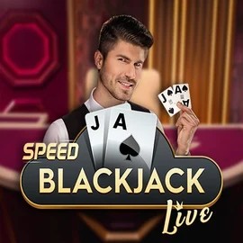 Speed Blackjack online game logo by Pragmatic Play on betalicecasinoo.com
